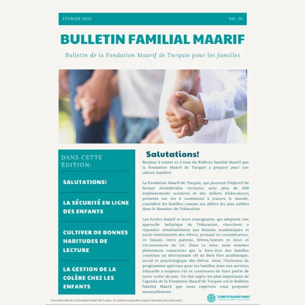 Bulletin Familial Maarif 1
