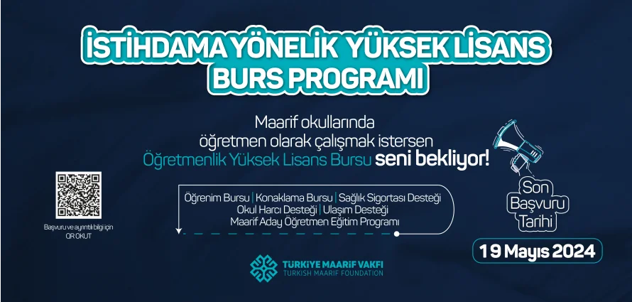 İSTİHDAMA YÖNELİK YÜKSEK LİSANS BURS PROGRAMI