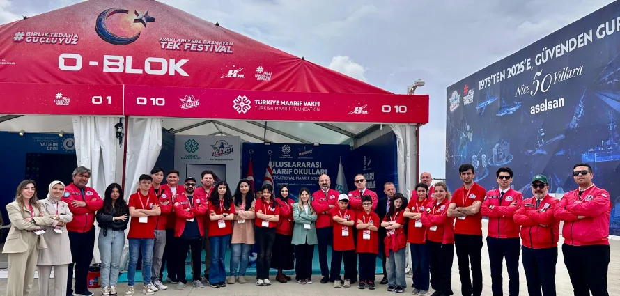 Maarif Öğrencileri Geliştirdikleri Projelerle TEKNOFEST KKTC'de