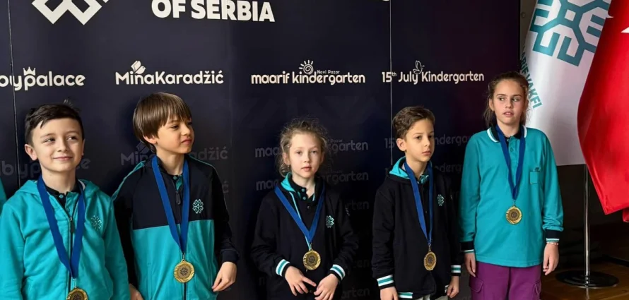 Succès important des élèves des écoles Maarif de Serbie en Bulgarie