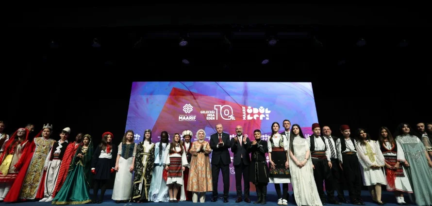 Türkiye Maarif Vakfının 10. Yılı Cumhurbaşkanlığı Külliyesi’nde Kutlandı
