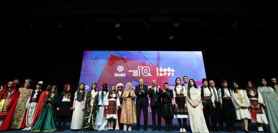 10th Anniversary of Turkish Maarif Foundation Celebrated at the Presidential Complex