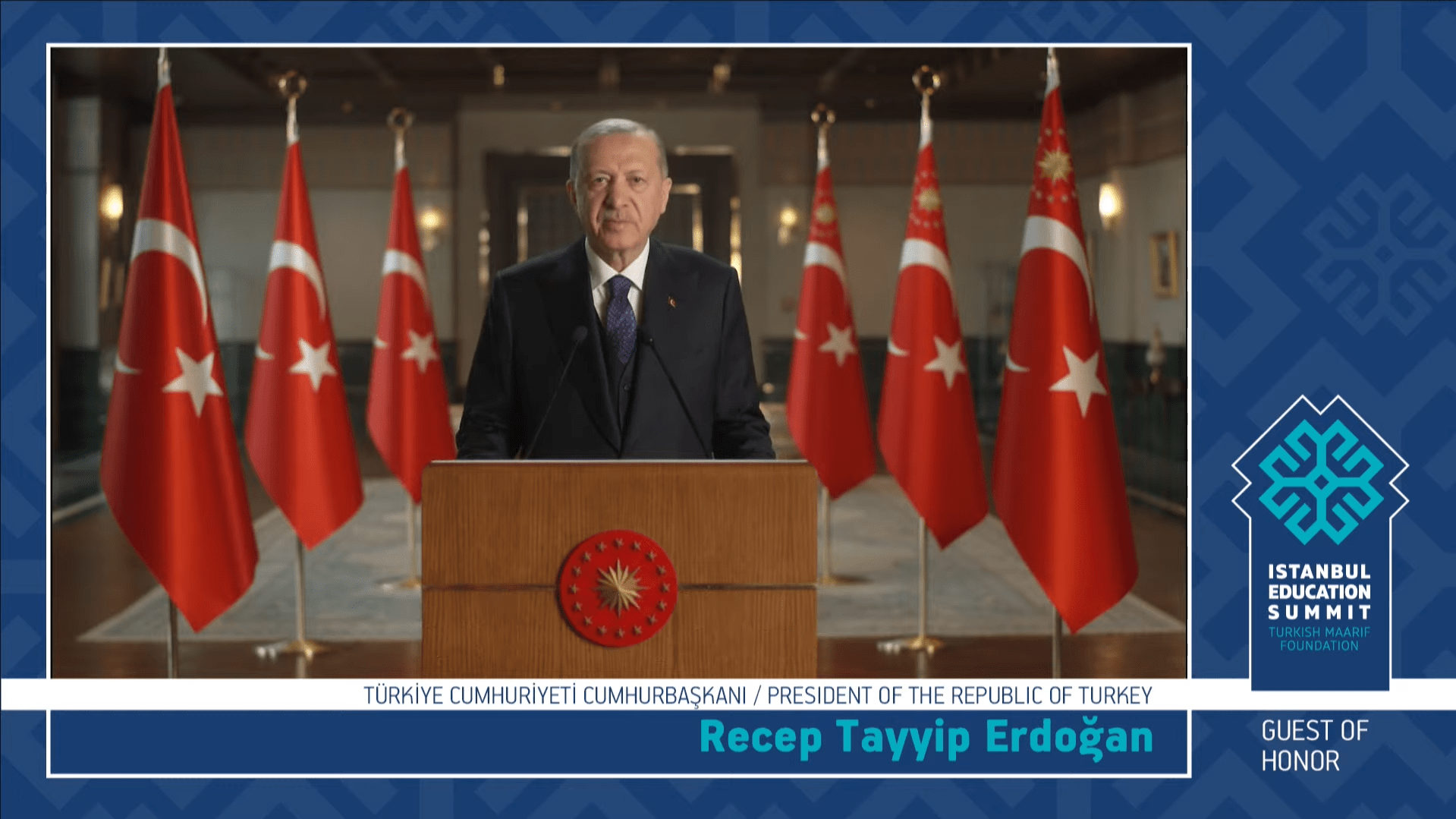 İstanbul Eğitim Zirvesi Cumhurbaşkanı Erdoğan’ın Konuşmasıyla Başladı