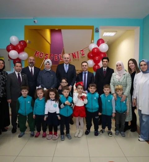 Speaker of the TGNA Kurtulmuş visited the International Maarif School