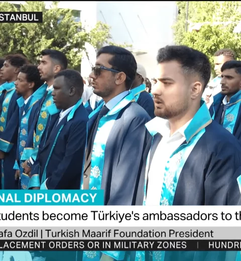 Maarif Mezuniyet Töreni Ülke Basınında Geniş Yer Buldu