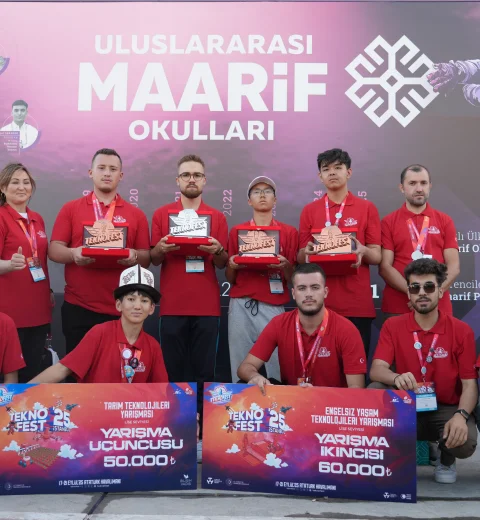 Maarif Okulları Öğrencileri TEKNOFEST 2025’te Başarılı Projeleriyle Dikkat Çekti