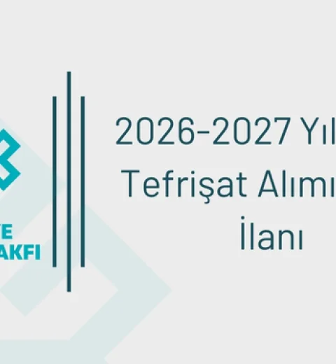 2026-2027 Yılı Yıllık Tefrişat Alımı İhale İlanı