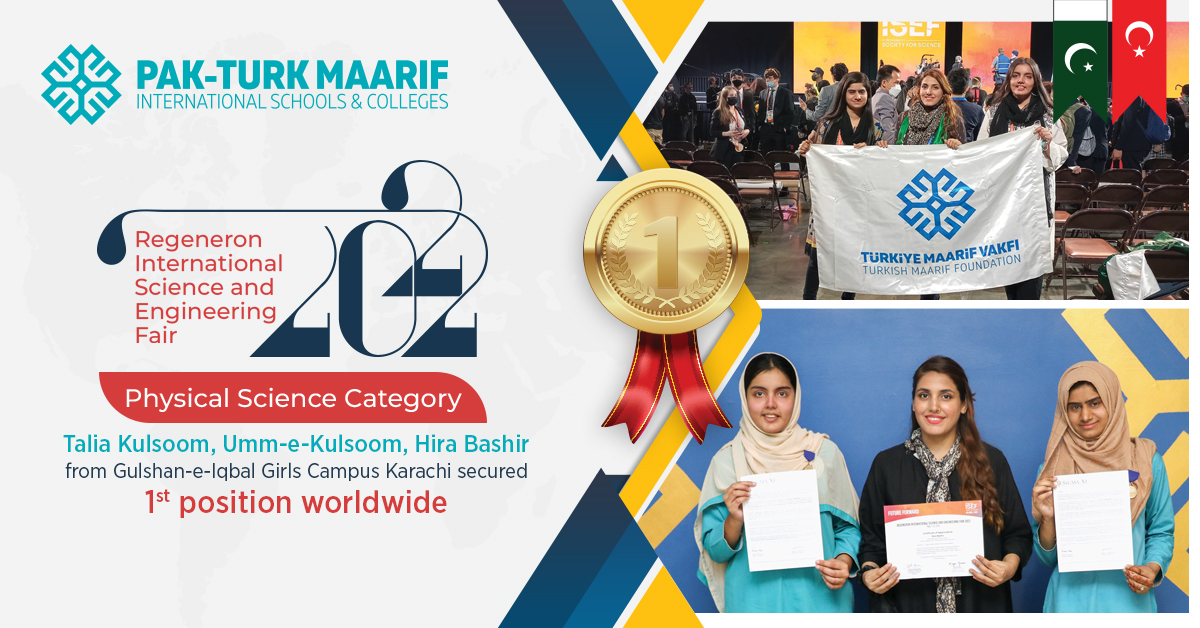 Global winners in ISEF from Pak-Turk Maarif