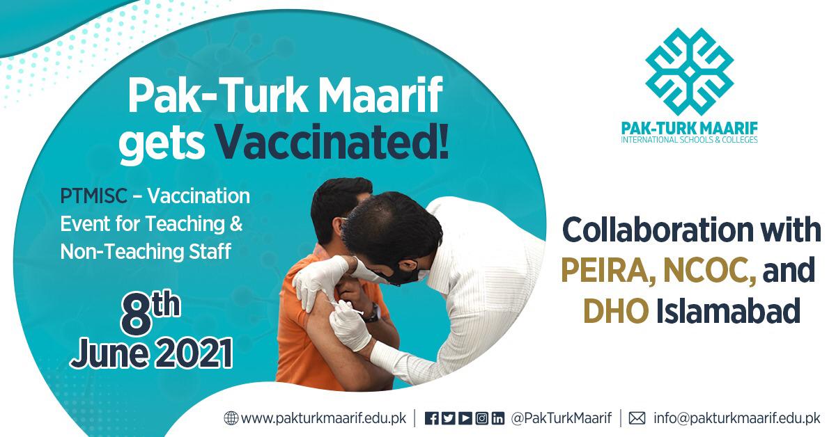 Pak-Turk Maarif gets Vaccinated!