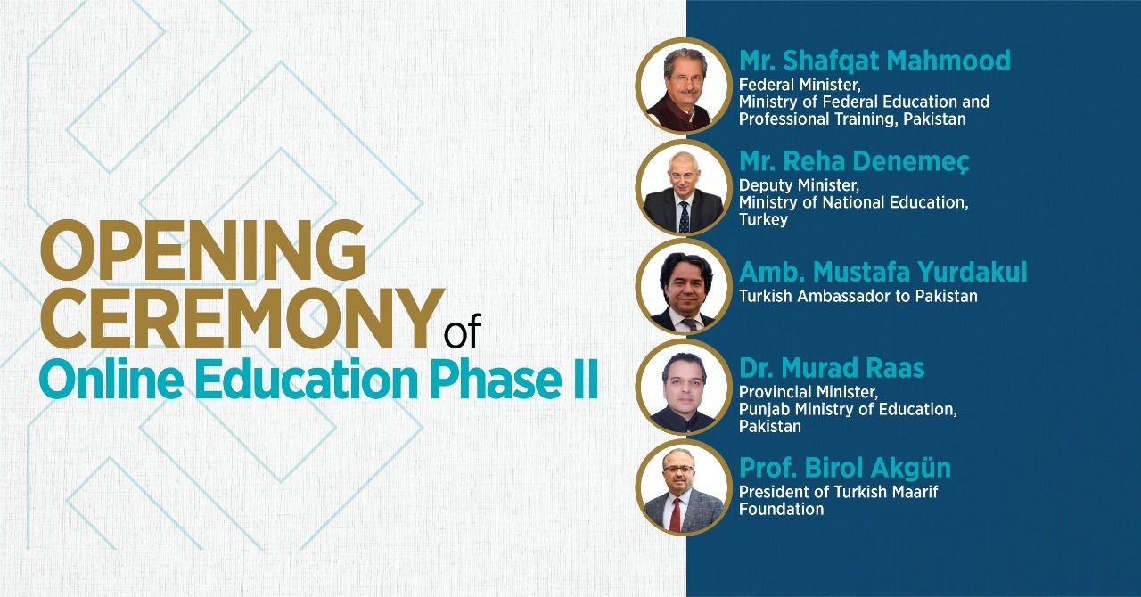 Inauguration of Pak-Turk Maarif Online Education System: A New Horizon